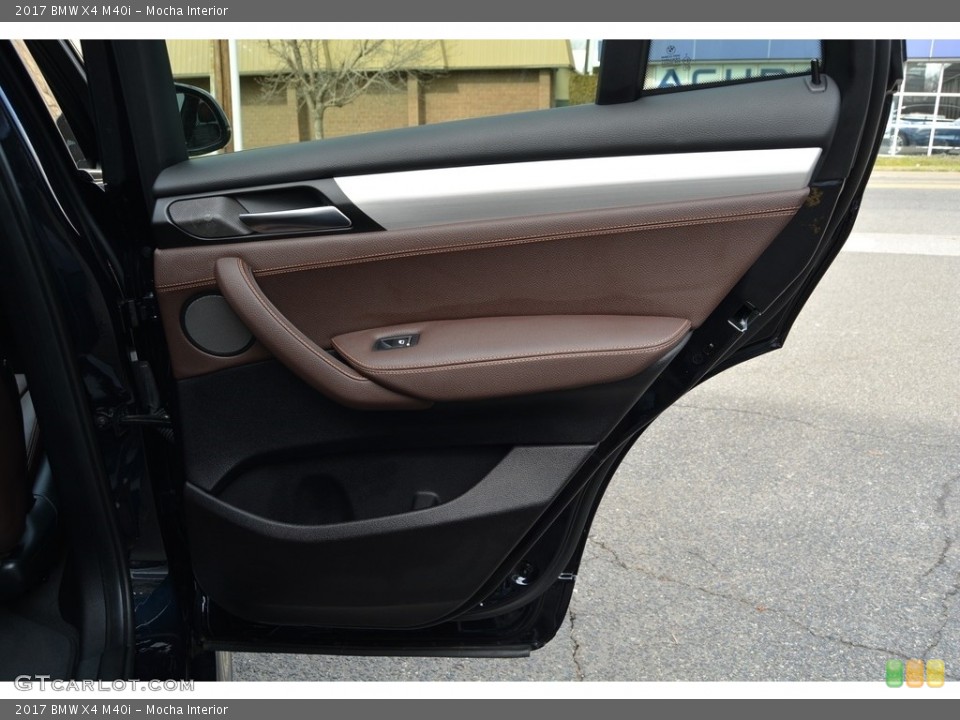 Mocha Interior Door Panel for the 2017 BMW X4 M40i #118985730