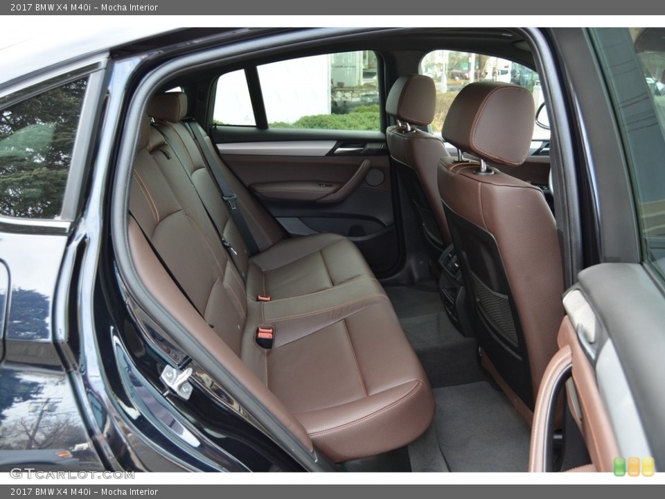 Mocha Interior Rear Seat for the 2017 BMW X4 M40i #118985748