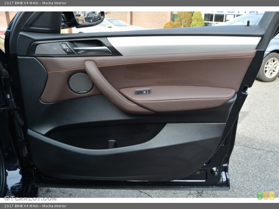 Mocha Interior Door Panel for the 2017 BMW X4 M40i #118985775