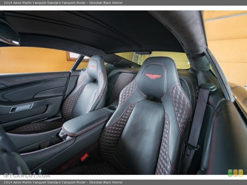 Obsidian Black Interior Front Seat for the 2014 Aston Martin Vanquish  #118990368