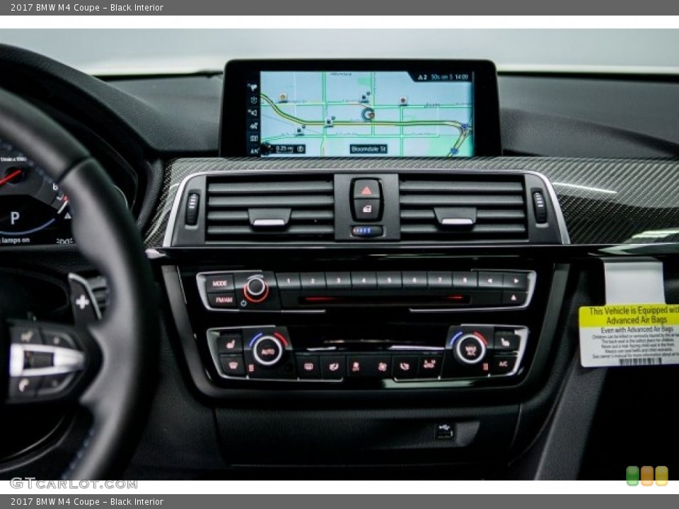 Black Interior Controls for the 2017 BMW M4 Coupe #118991208