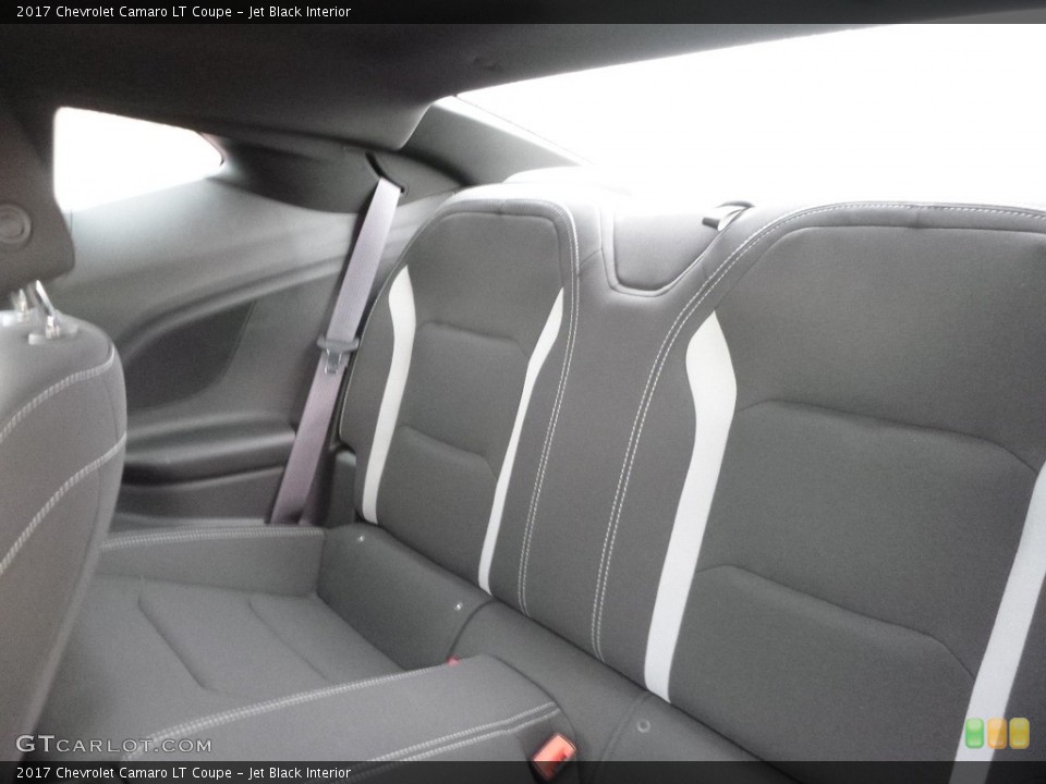 Jet Black Interior Rear Seat for the 2017 Chevrolet Camaro LT Coupe #118992708