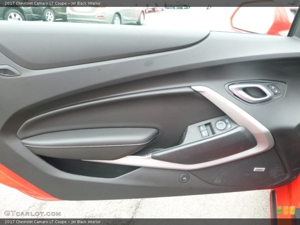 Jet Black Interior Door Panel for the 2017 Chevrolet Camaro LT Coupe #118992762