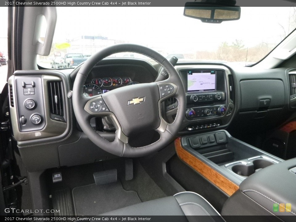 Jet Black Interior Front Seat for the 2017 Chevrolet Silverado 2500HD High Country Crew Cab 4x4 #118993830