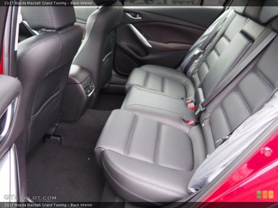 Black Interior Rear Seat for the 2017 Mazda Mazda6 Grand Touring #118995744