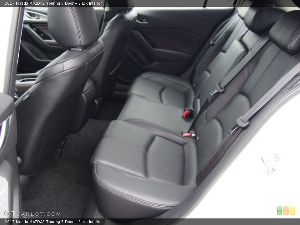 Black Interior Rear Seat for the 2017 Mazda MAZDA3 Touring 5 Door #118996266
