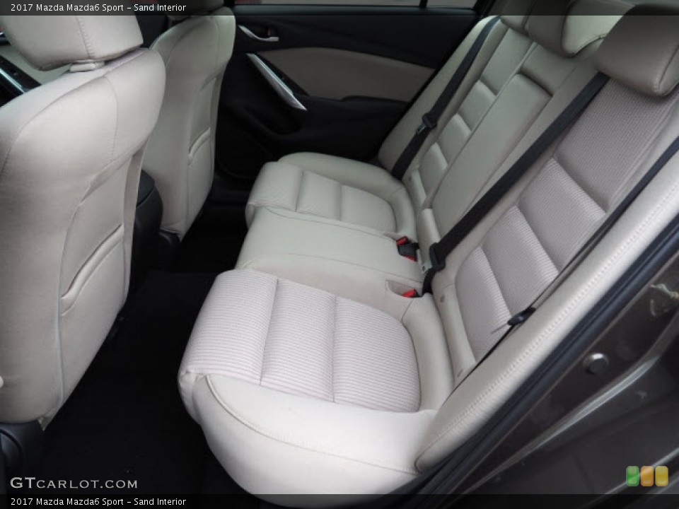 Sand Interior Rear Seat for the 2017 Mazda Mazda6 Sport #118997292