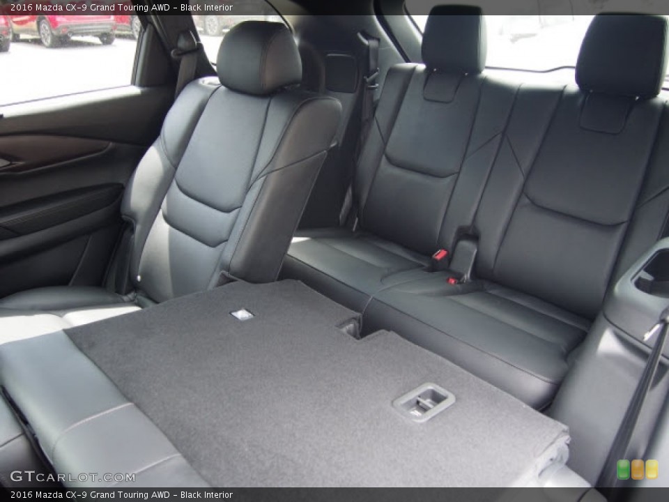 Black Interior Rear Seat for the 2016 Mazda CX-9 Grand Touring AWD #119000301
