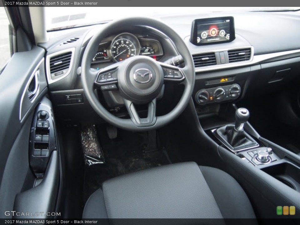 Black Interior Dashboard for the 2017 Mazda MAZDA3 Sport 5 Door #119000862