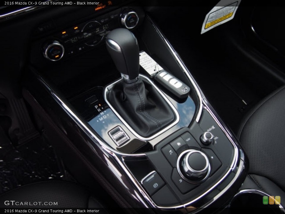 Black Interior Transmission for the 2016 Mazda CX-9 Grand Touring AWD #119002086