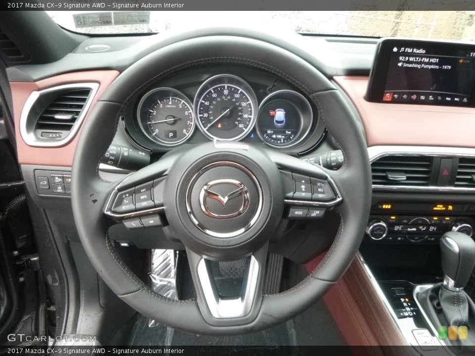 Signature Auburn Interior Steering Wheel for the 2017 Mazda CX-9 Signature AWD #119007552