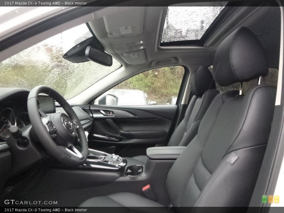 Black Interior Front Seat for the 2017 Mazda CX-9 Touring AWD #119008092