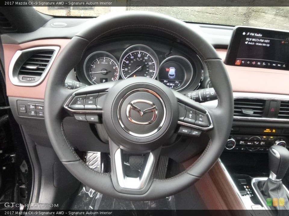 Signature Auburn Interior Steering Wheel for the 2017 Mazda CX-9 Signature AWD #119009676