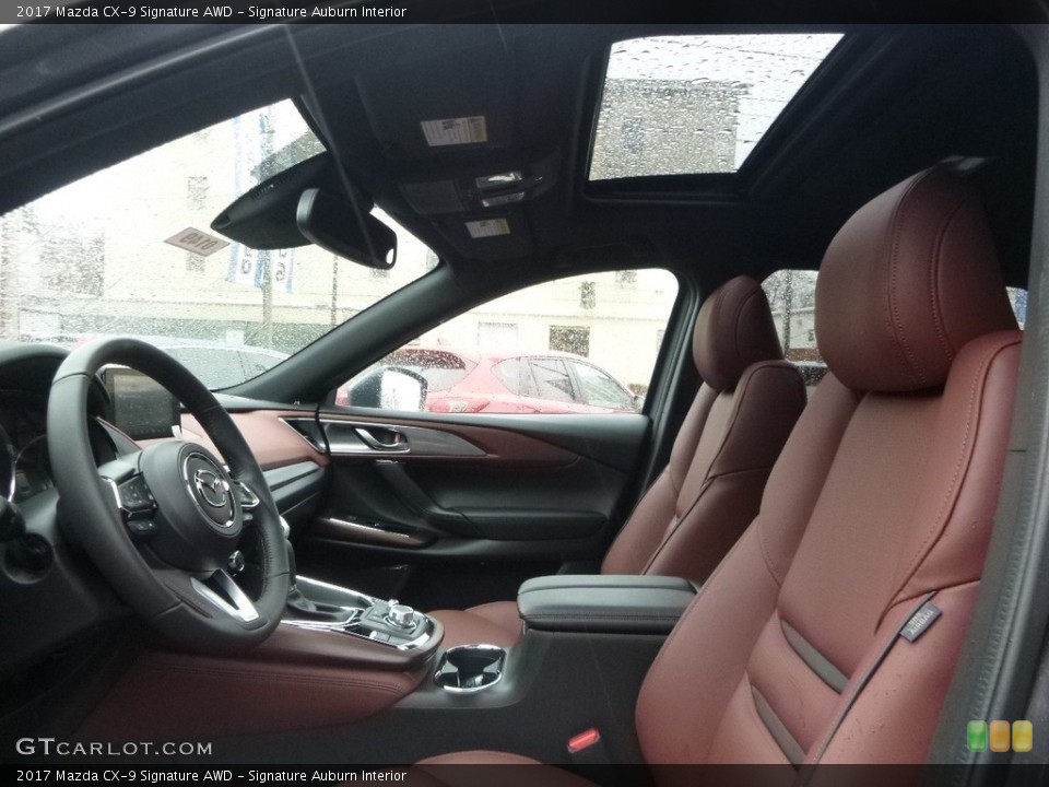 Signature Auburn Interior Front Seat for the 2017 Mazda CX-9 Signature AWD #119009898