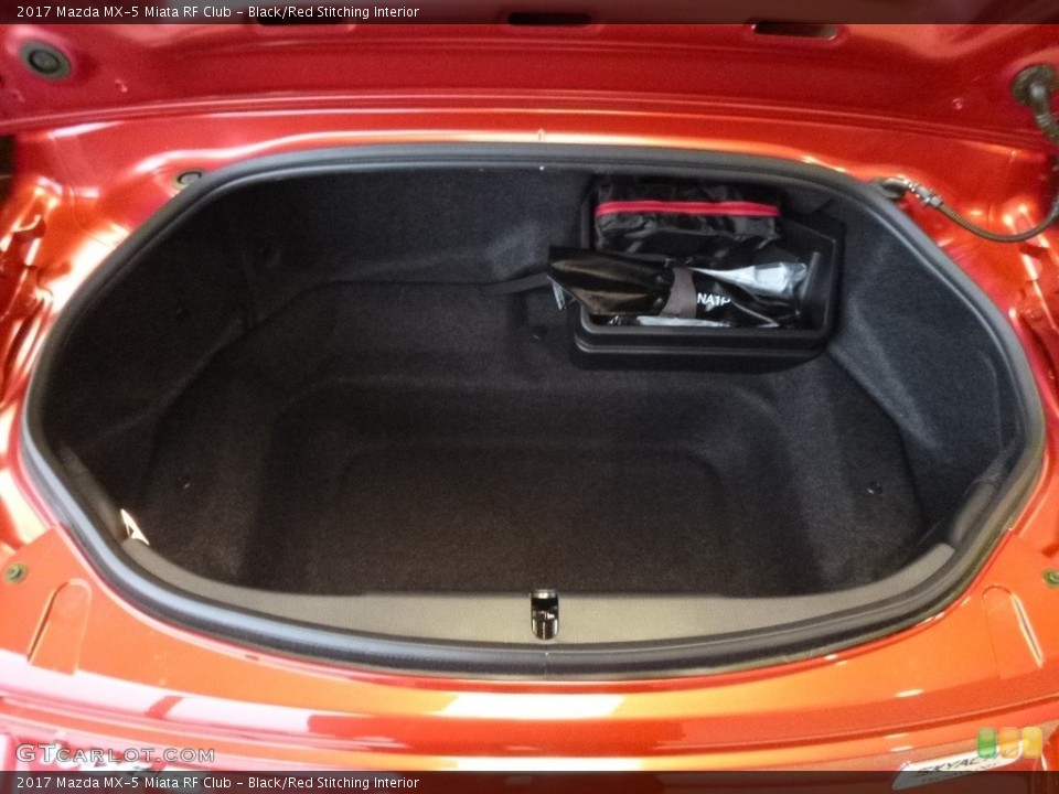 Black/Red Stitching Interior Trunk for the 2017 Mazda MX-5 Miata RF Club #119010282