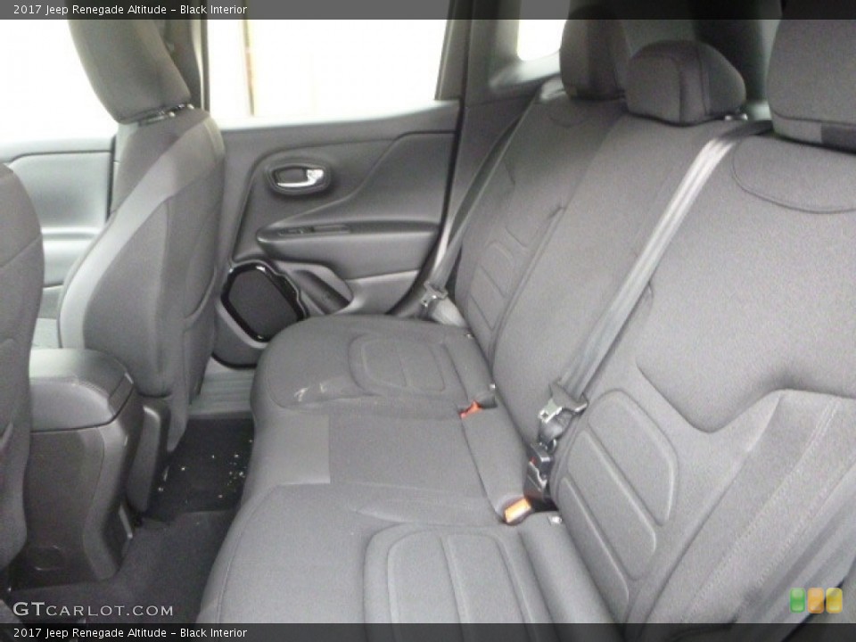 Black Interior Rear Seat for the 2017 Jeep Renegade Altitude #119031768