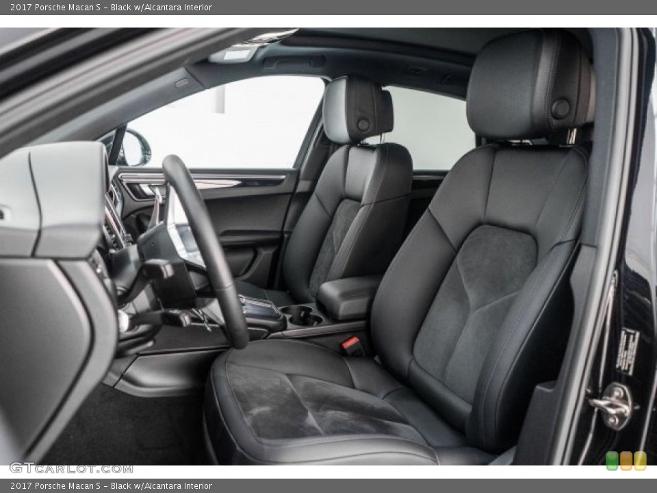 Black w/Alcantara Interior Front Seat for the 2017 Porsche Macan S #119032263