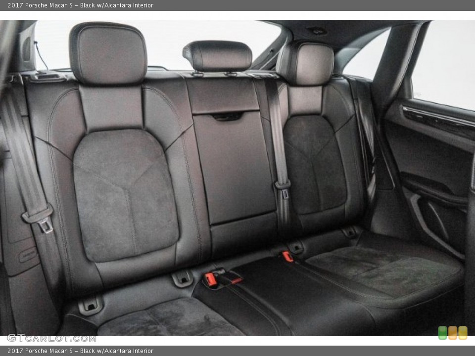 Black w/Alcantara Interior Rear Seat for the 2017 Porsche Macan S #119032413