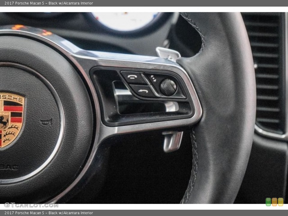 Black w/Alcantara Interior Controls for the 2017 Porsche Macan S #119032473