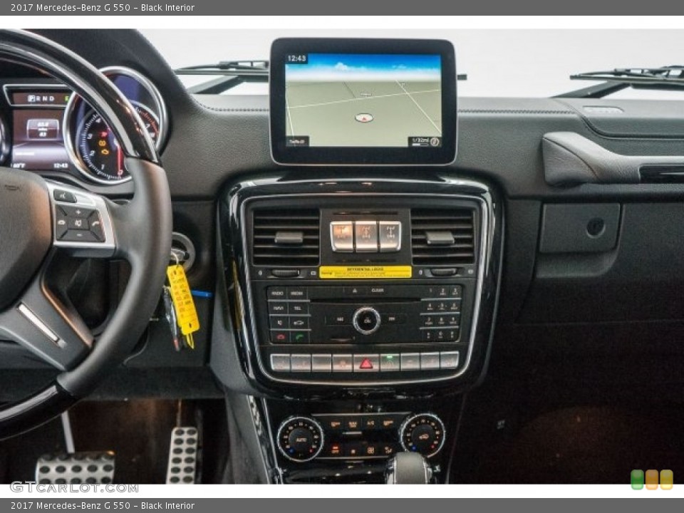 Black Interior Controls for the 2017 Mercedes-Benz G 550 #119036028