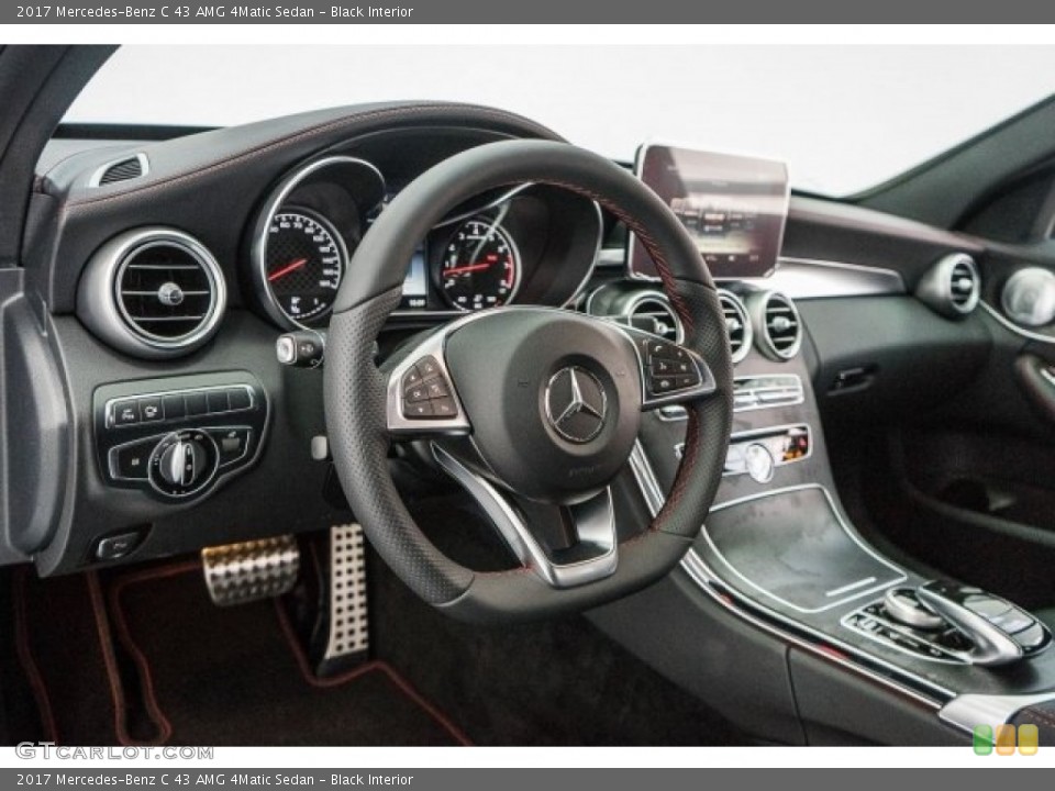 Black Interior Dashboard for the 2017 Mercedes-Benz C 43 AMG 4Matic Sedan #119036433