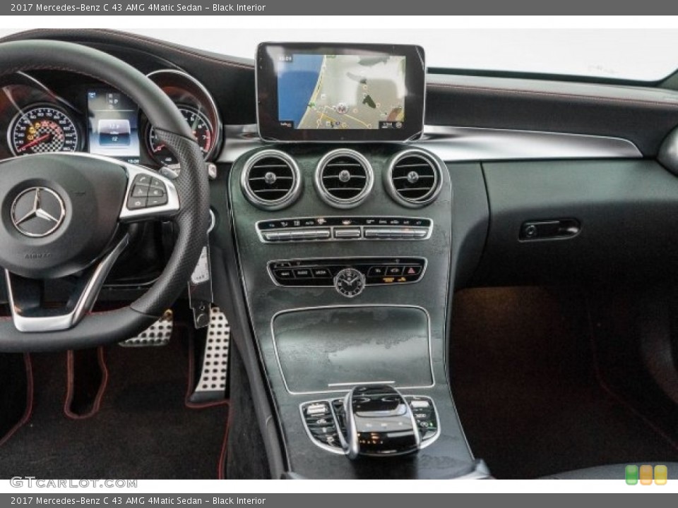 Black Interior Dashboard for the 2017 Mercedes-Benz C 43 AMG 4Matic Sedan #119036496