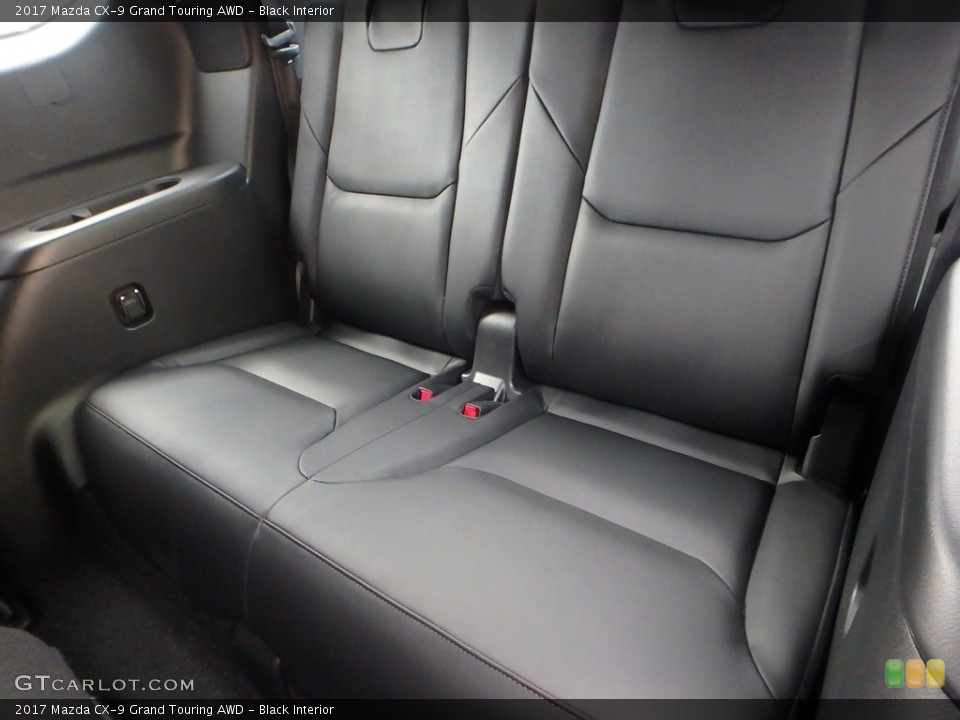 Black Interior Rear Seat for the 2017 Mazda CX-9 Grand Touring AWD #119037342