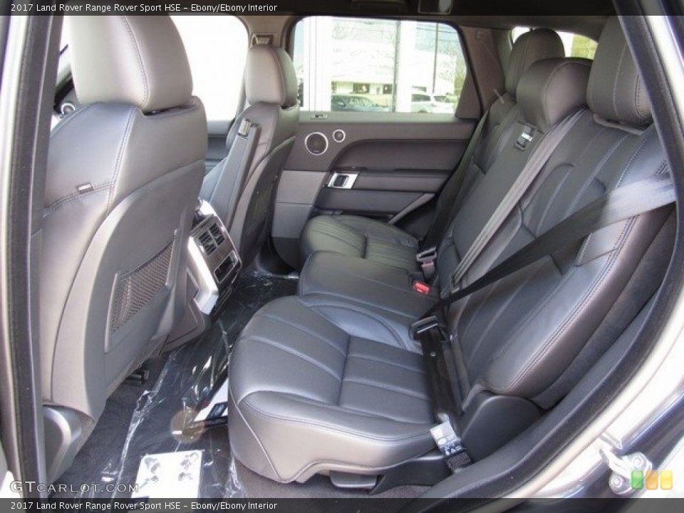 Ebony/Ebony Interior Rear Seat for the 2017 Land Rover Range Rover Sport HSE #119052656