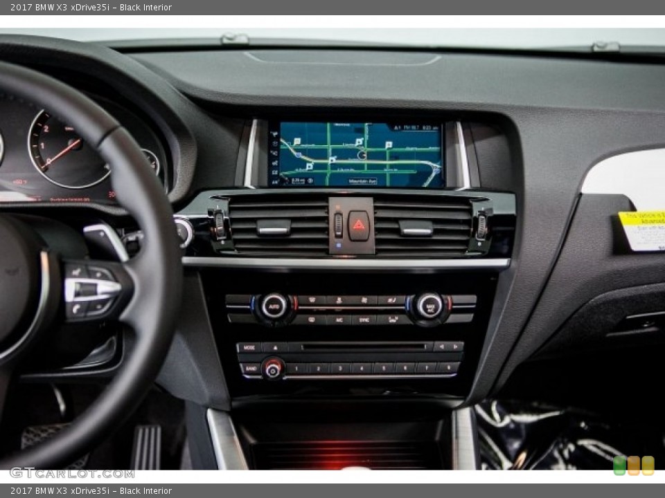 Black Interior Controls for the 2017 BMW X3 xDrive35i #119052784