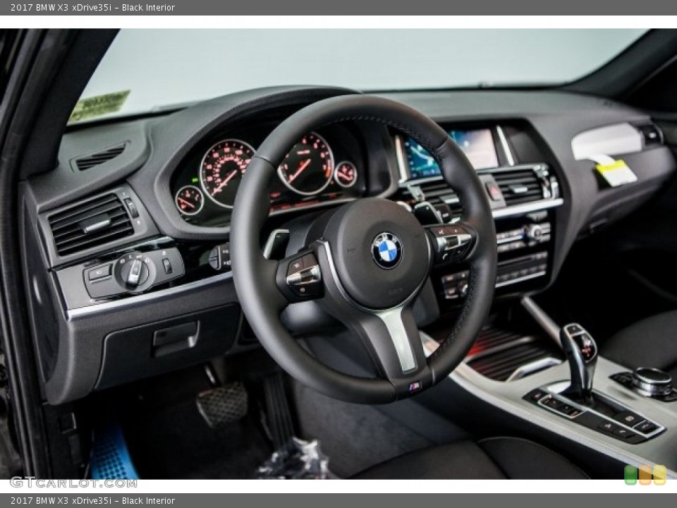Black Interior Dashboard for the 2017 BMW X3 xDrive35i #119052806