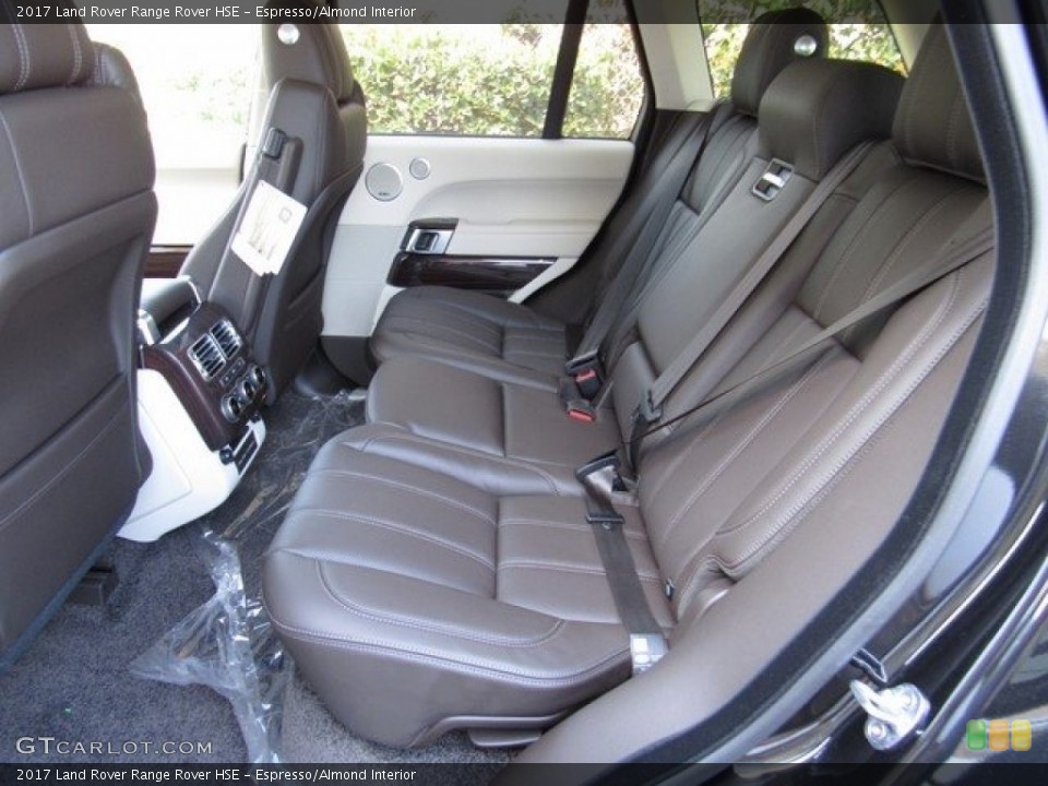 Espresso/Almond Interior Rear Seat for the 2017 Land Rover Range Rover HSE #119055800
