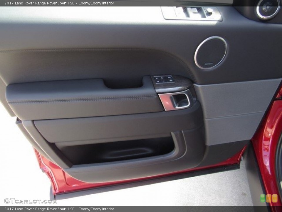 Ebony/Ebony Interior Door Panel for the 2017 Land Rover Range Rover Sport HSE #119056562