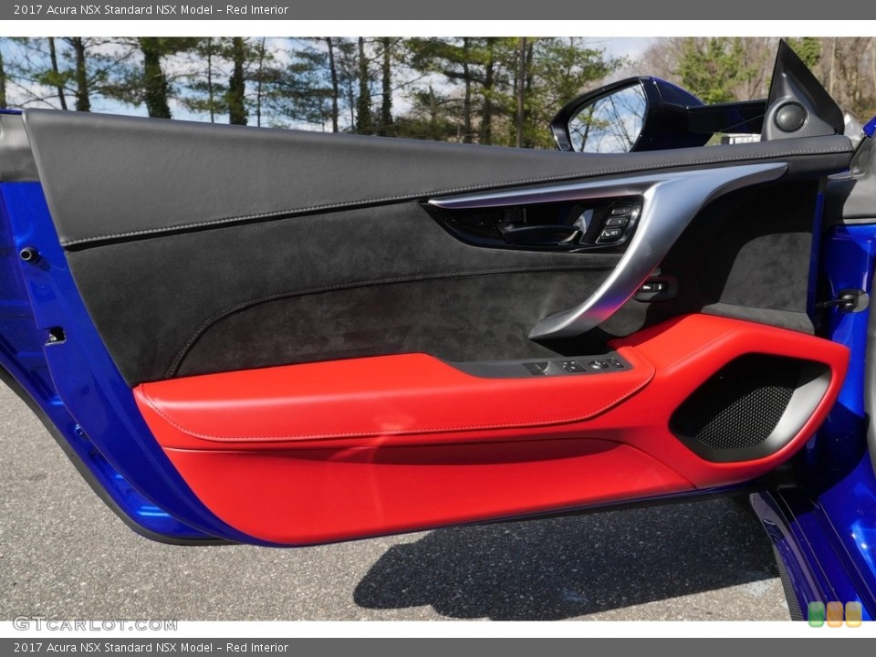 Red Interior Door Panel for the 2017 Acura NSX  #119058944