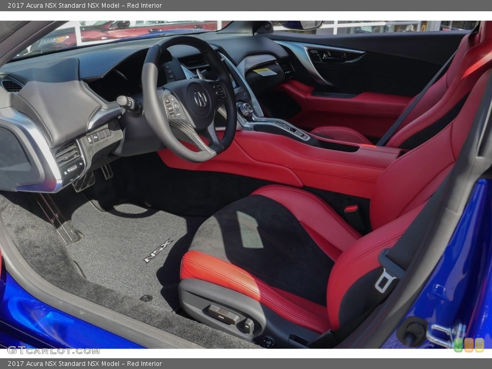 Red Interior Front Seat for the 2017 Acura NSX  #119058998