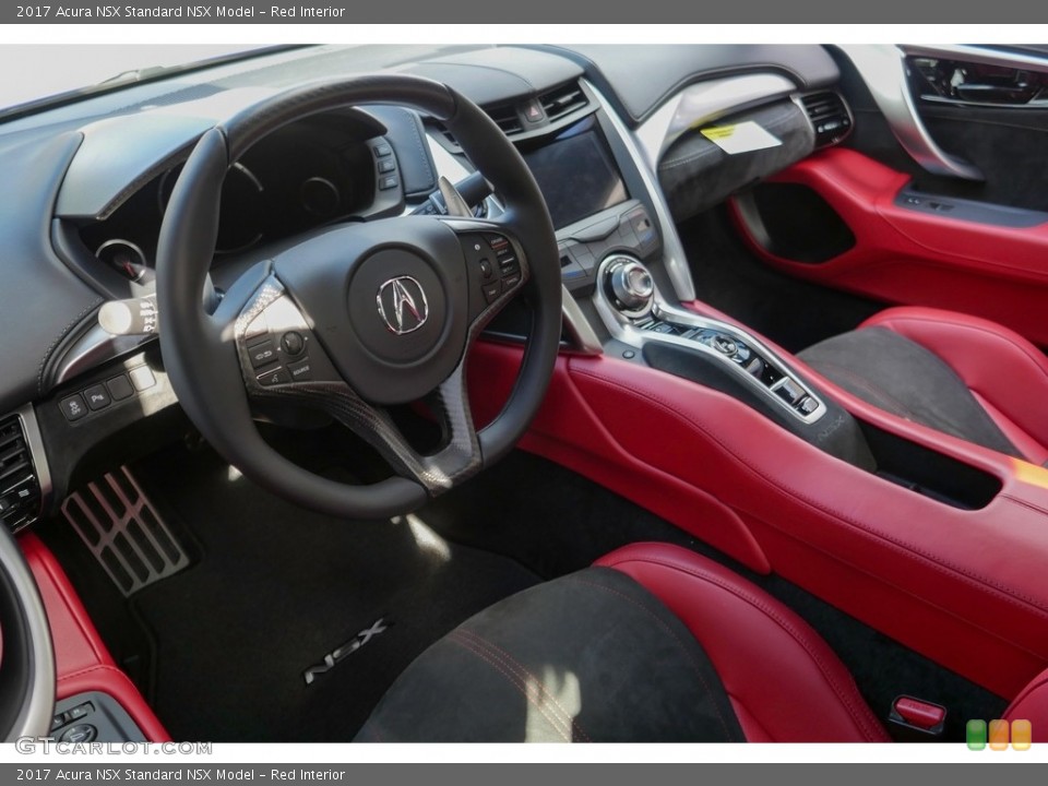 Red Interior Dashboard for the 2017 Acura NSX  #119059022
