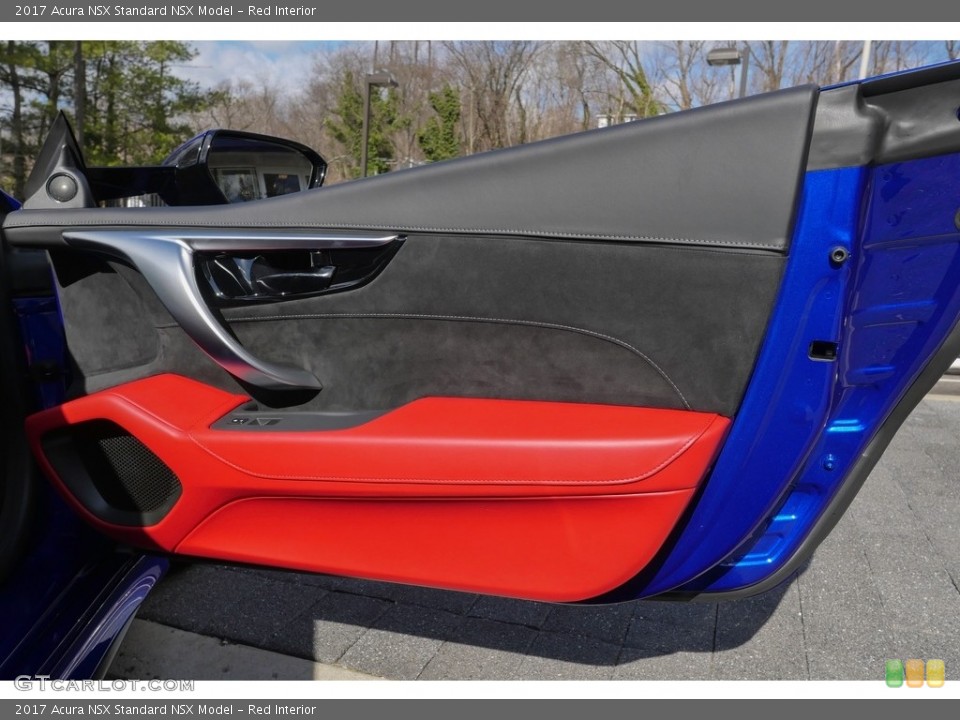 Red Interior Door Panel for the 2017 Acura NSX  #119059064