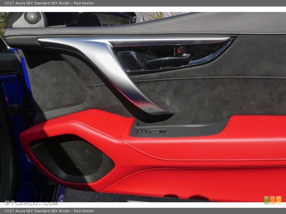 Red Interior Door Panel for the 2017 Acura NSX  #119059092