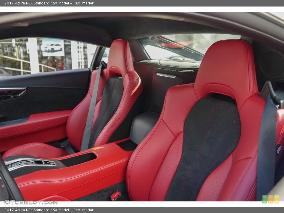 Red Interior Front Seat for the 2017 Acura NSX  #119059133