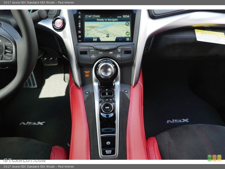 Red Interior Controls for the 2017 Acura NSX  #119059190