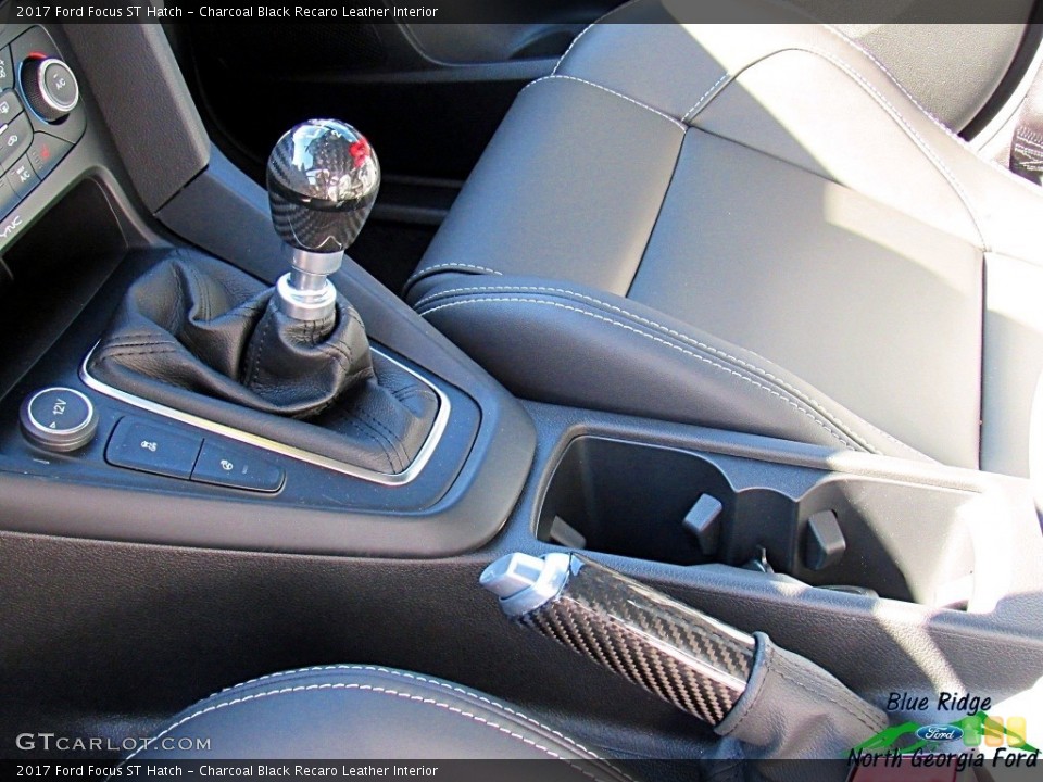 Charcoal Black Recaro Leather Interior Transmission for the 2017 Ford Focus ST Hatch #119064119