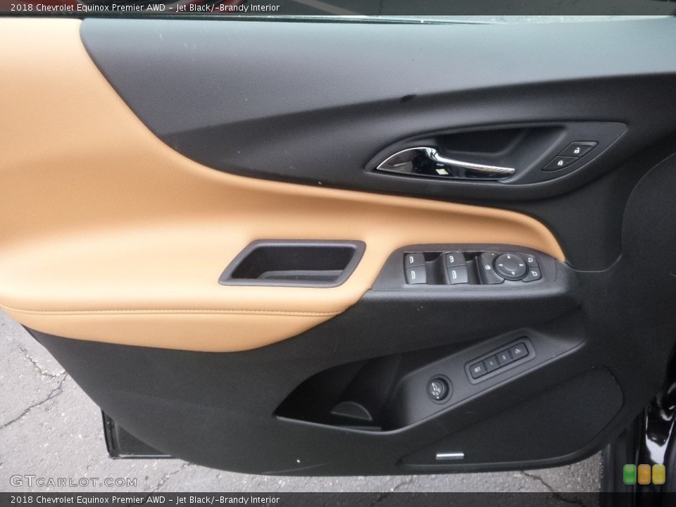 Jet Black/­Brandy Interior Door Panel for the 2018 Chevrolet Equinox Premier AWD #119064491