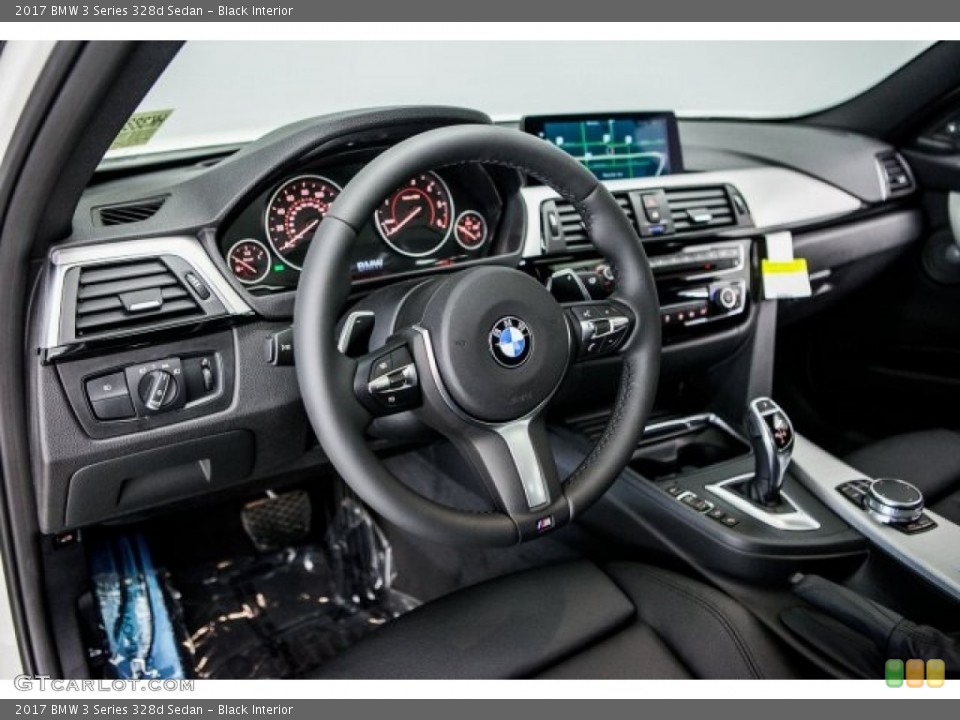 Black Interior Dashboard for the 2017 BMW 3 Series 328d Sedan #119069228