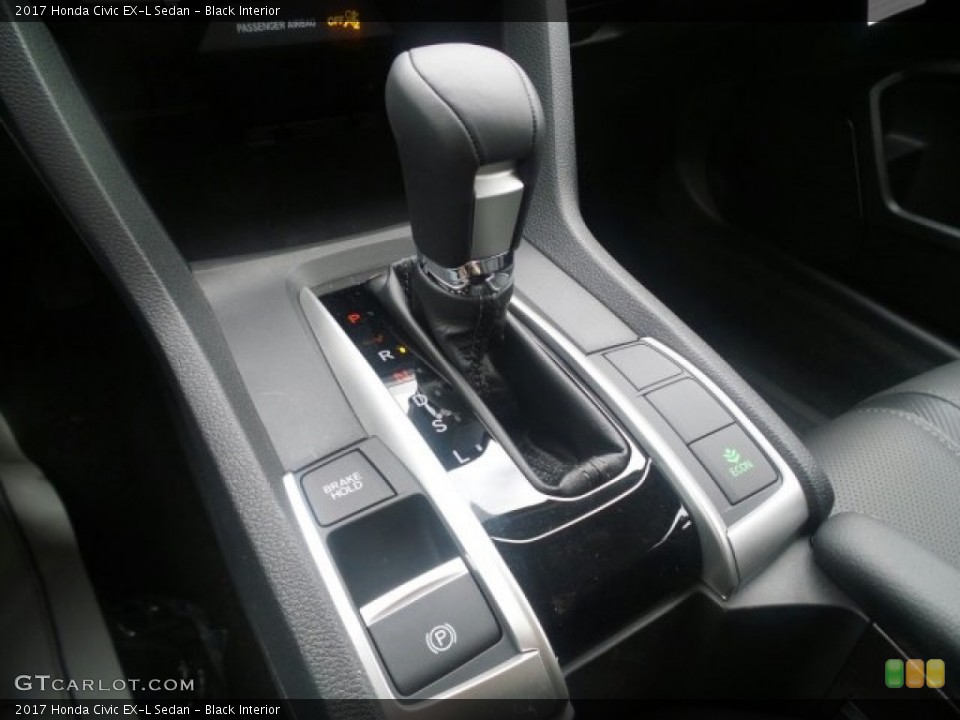 Black Interior Transmission for the 2017 Honda Civic EX-L Sedan #119070314