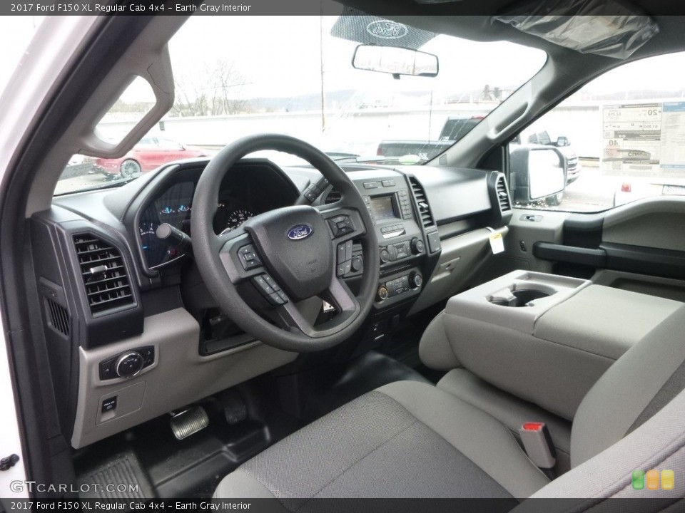 Earth Gray Interior Photo for the 2017 Ford F150 XL Regular Cab 4x4 #119070995