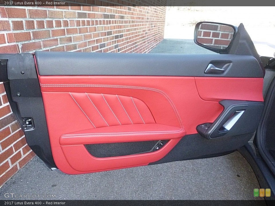 Red Interior Door Panel for the 2017 Lotus Evora 400 #119072801