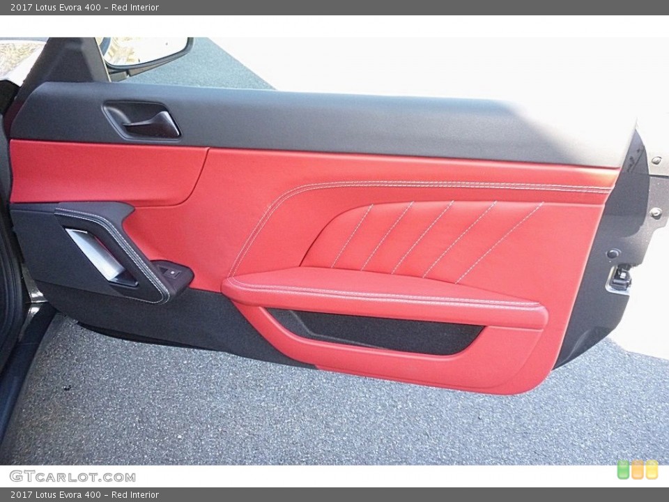 Red Interior Door Panel for the 2017 Lotus Evora 400 #119072887