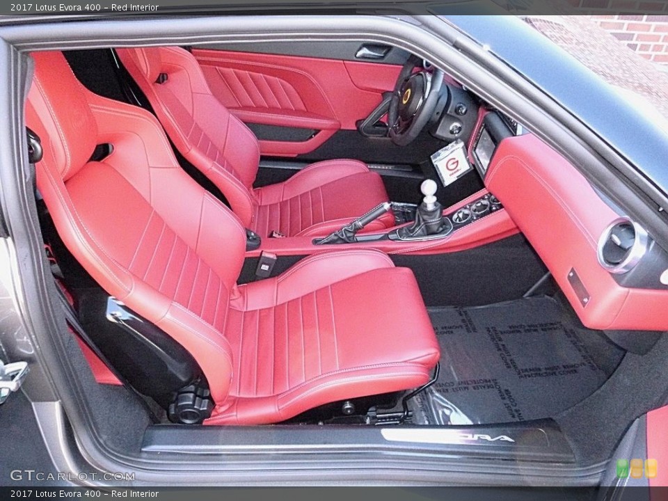 Red Interior Front Seat for the 2017 Lotus Evora 400 #119072936