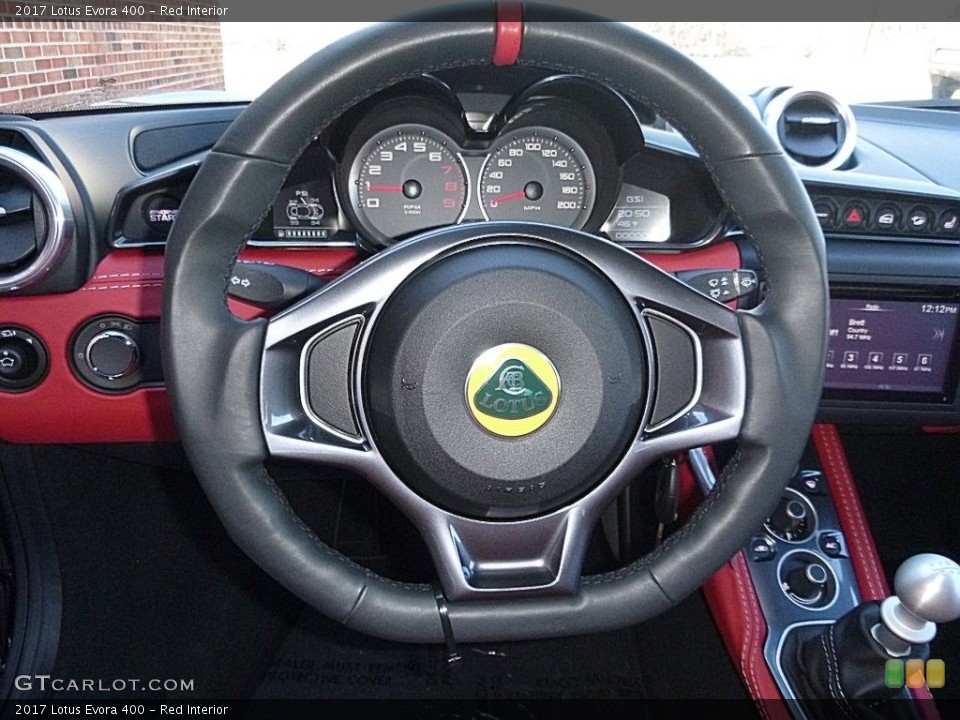 Red Interior Steering Wheel for the 2017 Lotus Evora 400 #119072999