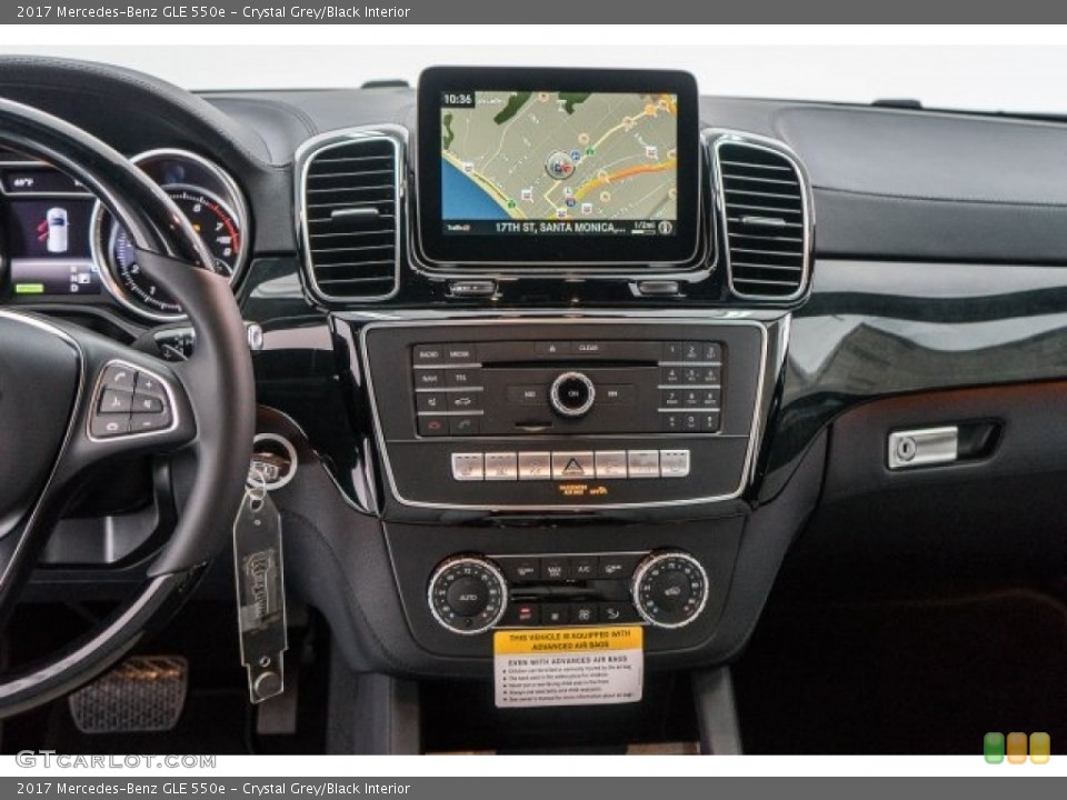 Crystal Grey/Black Interior Controls for the 2017 Mercedes-Benz GLE 550e #119076650