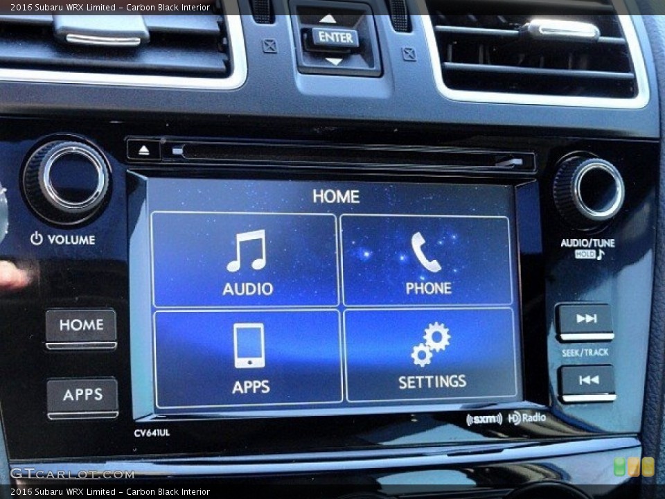 Carbon Black Interior Controls for the 2016 Subaru WRX Limited #119076740